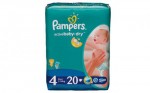 Подгузники, Pampers (Памперс) 7-14 кг 20 шт Актив беби-драй макси