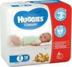 Подгузники, Huggies (Хаггис) 3-6 кг р. 2 18 шт классик мини