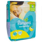 Подгузники, Pampers (Памперс) 2-5 кг р. 1 94 шт премиум ньюборн