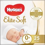 Подгузники, Huggies (Хаггис) до 3.5 кг 25 шт элит софт