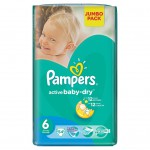 Подгузники, Pampers (Памперс) 15+ кг р. 6 54 шт актив беби драй экстра лардж