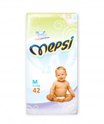 Подгузники, Mepsi (Мепси) 6-11 кг р. m 42 шт