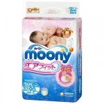 Подгузники, Moony (Муни) до 5 кг р. nb 90 шт