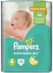 Подгузники, Pampers (Памперс) 8-14 кг 10 шт актив беби драй макси