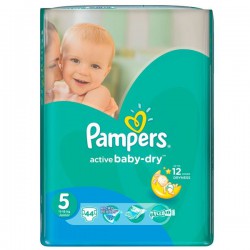 Подгузники, Pampers (Памперс) 11-25 кг р. 5 44 шт актив беби джуниор