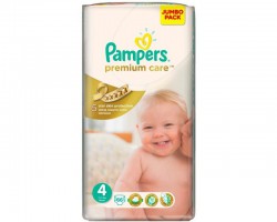 Подгузники, Pampers (Памперс) 7-14 кг 24 шт премиум макси