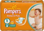 Подгузники, Pampers (Памперс) 11-18 кг р. 5 42 шт слип энд плей джуниор ромашка