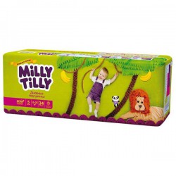 Подгузники, Milly Tilly (Милли Тилли) 11-25 кг 34 шт Юниор 5 дневные