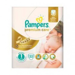 Подгузники, Pampers (Памперс) 2-5 кг р. 1 33 шт премиум ньюборн