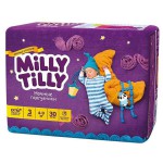 Подгузники, Milly Tilly (Милли Тилли) 4-9 кг 30 шт Миди 3 ночные