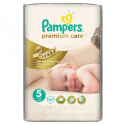 Подгузники, Pampers (Памперс) 11-25 кг р. 5 21 шт премиум джуниор