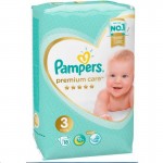 Подгузники, Pampers (Памперс) 6-10 кг 18 шт премиум кеа миди