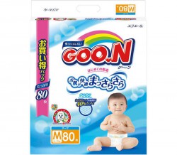 Подгузники, Goon (Гун) 6-11 кг р. m 80 шт