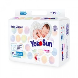 Подгузники, YokoSun (ЙокоСан) 2-5 кг 34 шт