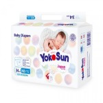 Подгузники, YokoSun (ЙокоСан) 2-5 кг 34 шт