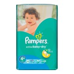 Подгузники, Pampers (Памперс) 9-20 кг р. 4+ 48 шт актив беби макси плюс