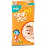 Подгузники, Pampers (Памперс) 7-18 кг р. 4 14 шт слип энд плей макси ромашка