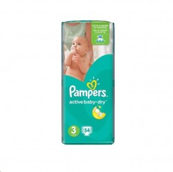 Подгузники, Pampers (Памперс) 5-9 кг р. 3 54 шт актив беби драй миди