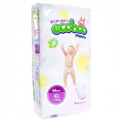 Подгузники, Ecoboo (Экобо) 12+ кг р. XL 46 шт