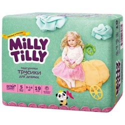 Подгузники-трусики для девочек, Milly Tilly (Милли Тилли) 9-14 кг 19 шт Юниор 5